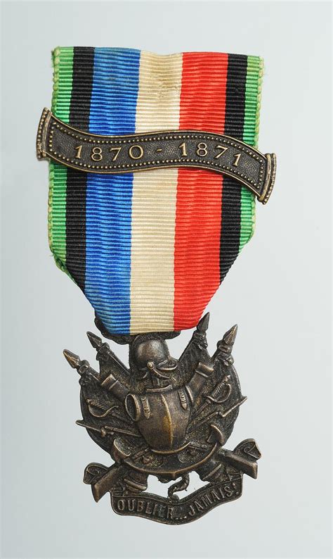 MÉDAILLE DES VÉTÉRANS DE LA GUERRE FRANCO PRUSSIENNE DE 1870 1871