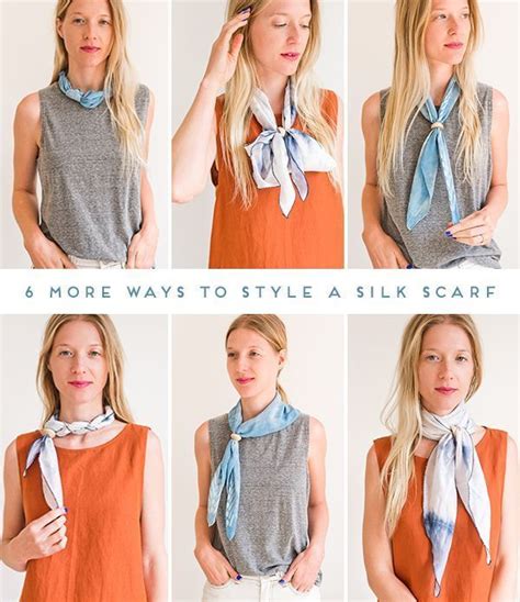 Style Files 6 More Ways To Style A Silk Scarf Silk Scarf Style