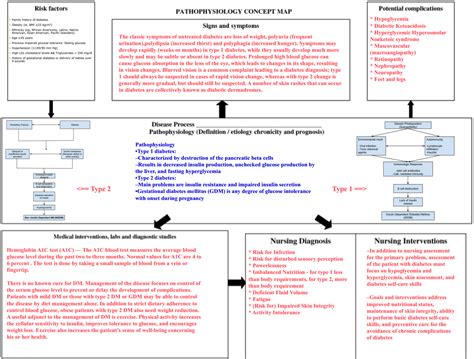 Nursing Concept Map Diabetes Mellitus