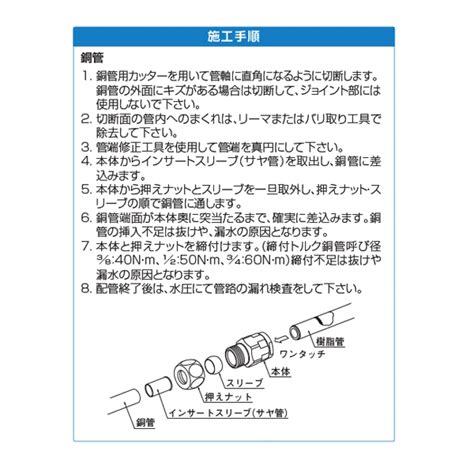 【楽天市場】ダブルロックジョイント Wj35型 銅管変換アダプター Wj35 2213 S 呼び径銅管34、樹脂管13a ：ダンドリー