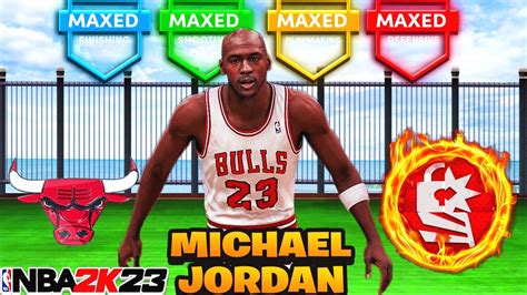 New Michael Jordan Build Nba 2k23 All Around 2 Way Threat Youtube