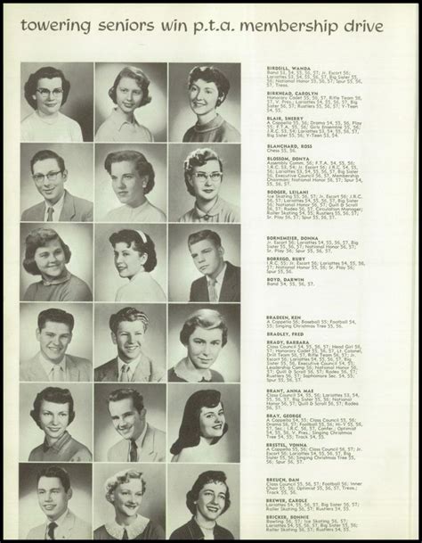 1957 West High School Yearbook West High School Yearbook Photos