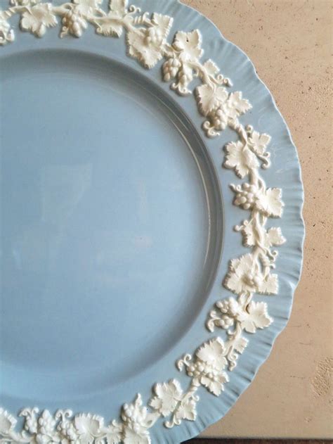 Shell Edge Wedgwood Cream On Lavender Queens Ware Dinner Etsy