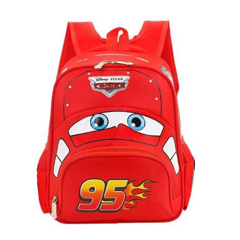 Mochila Infantil Relâmpago Mcqueen Carros 3d Escolar PIXAR Mochila