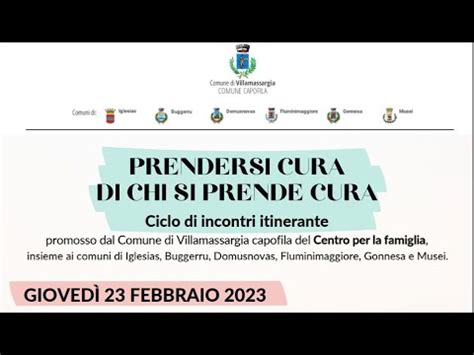 Registrazione Prendersi Cura Di Chi Si Prende Cura Youtube