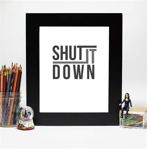 30 Rock Quotes _ Shut It Down - Etsy