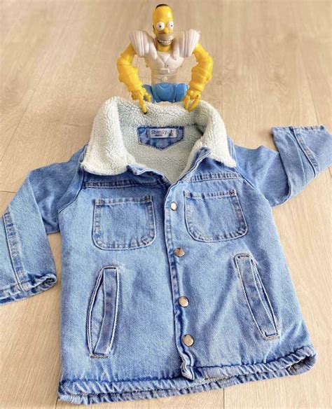 chaqueta jeans ovejera de niño T87A2 T87A2 Colombiamoda basic trends