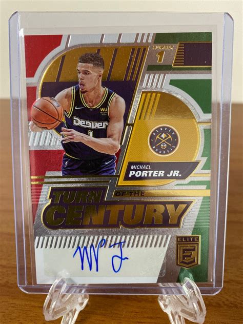 Michael Porter Jr Turn Of The Century Signatures Red Green On Carousell