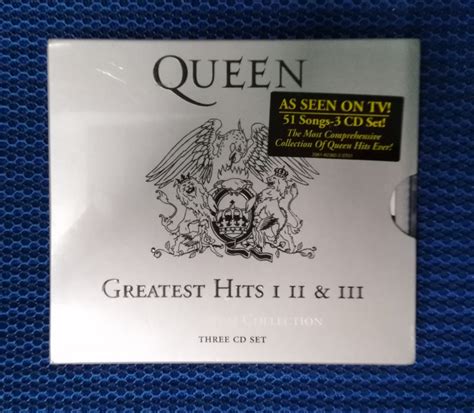 CD Queen Greatest Hits I II III The Platinum Collection 3 Disc