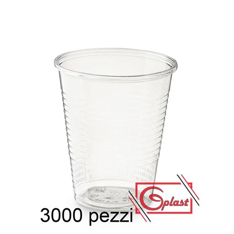 Bicchieri In Plastica Trasparente Da 200 Ml Gplast