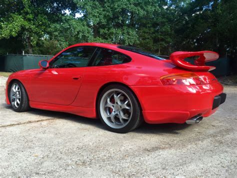 1999 Red Porsche 911 Type 996 Carrera With Factory Gt3 Full Body Aero Kit