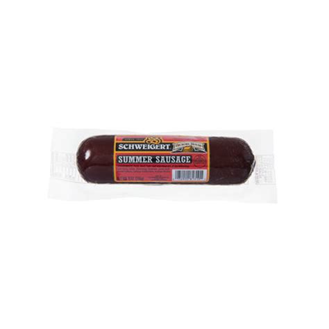 Beef Summer Sausage Braunschweiger From Schweigert Meats