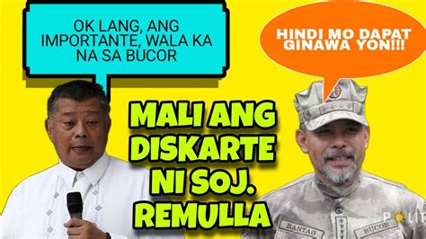 Maling Mali Na Ginawa Ni Soj Remulla Kay Usec Bantag Ang Youtube