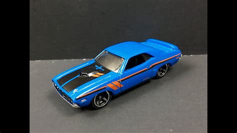 Hot Wheels Dodge 1971 Challenger 164 Review Youtube