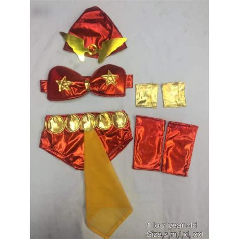 Shop Darna Costume Glossy Superhero Girl Sz 6 Mos To 1 To 8 Yrs Old