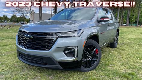 2023 Chevrolet Traverse Premier Redline Best 3rd Row SUV YouTube