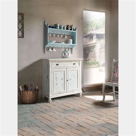 Credenza In Legno Bianco Shabby X Cm Bianco Shabby