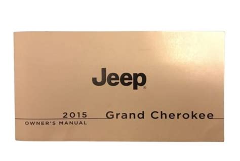 Jeep Grand Cherokee Factory Owners Manual Oem Ebay