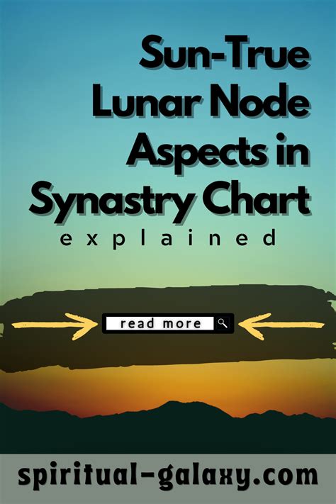 Sun True Lunar Node Aspects In Synastry Chart Lunar True Chart