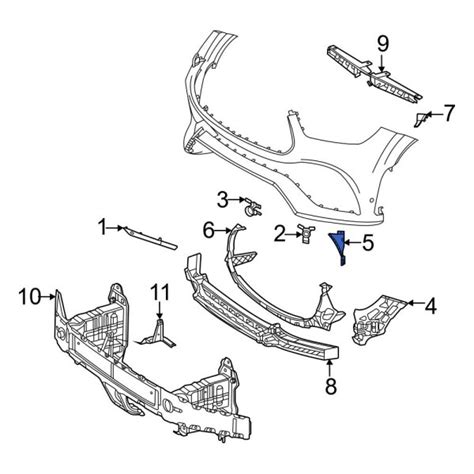 Mercedes Benz Oe Front Left Bumper Trim