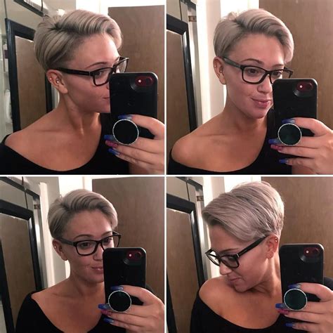 Shortnsweet823 On Instagram “simple And Natural With A Side Part Pixie No Makeup And My