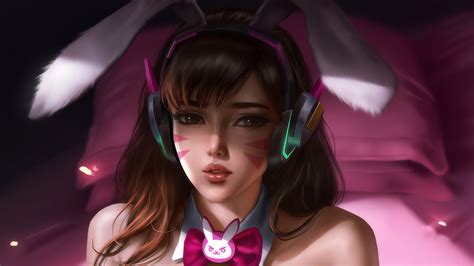 X Bunny Dva Overwatch P Resolution Hd K Wallpapers Images