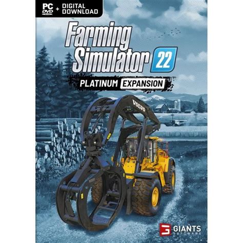 Farming Simulator 22 Platinum Expansion Jeu PC Cdiscount Jeux vidéo