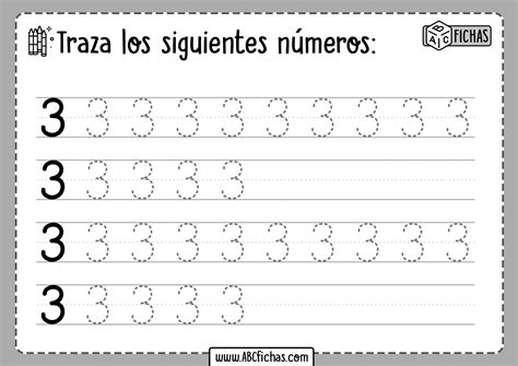 Aprender Los Números Del 1 Al 10 Trazar Y Escribir Números