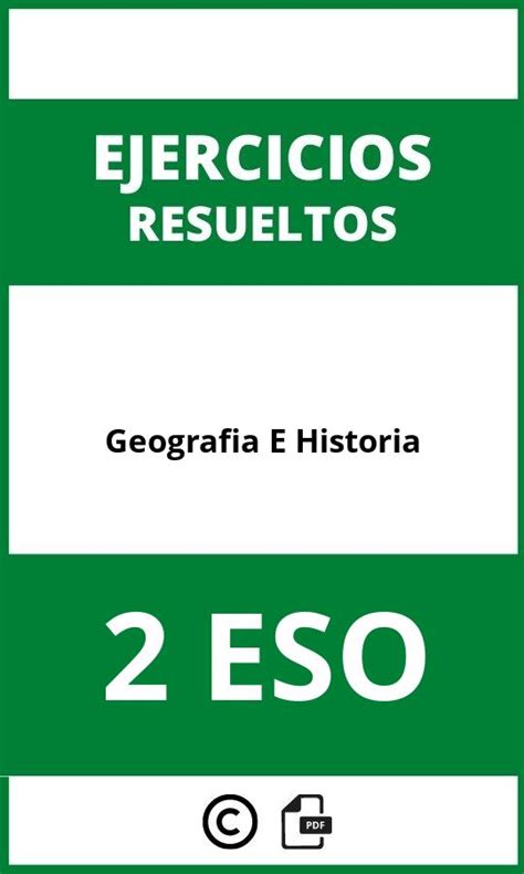 Ejercicios Geografia E Historia 2 ESO PDF 2025