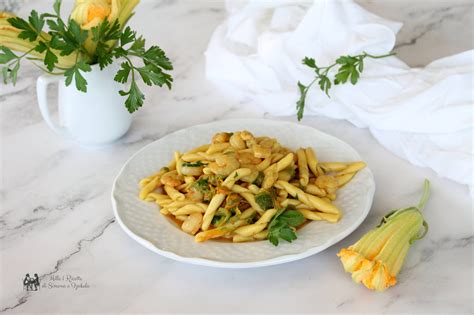 Pasta Gamberetti E Fiori Di Zucca Mille Ricette