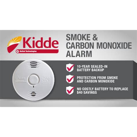 Kidde 10 Year Worry Free Sealed Battery Smoke And Carbon Monoxide