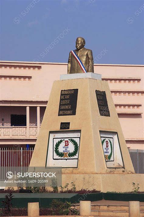 Barthelemy Boganda Monument Bangui Central African Republic Superstock