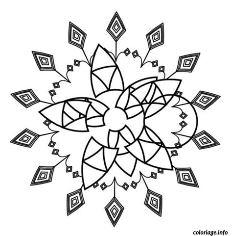 Coloriage mandala facile - JeColorie.com