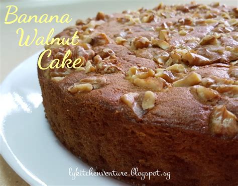 Ly S Kitchen Ventures Banana Walnut Cake