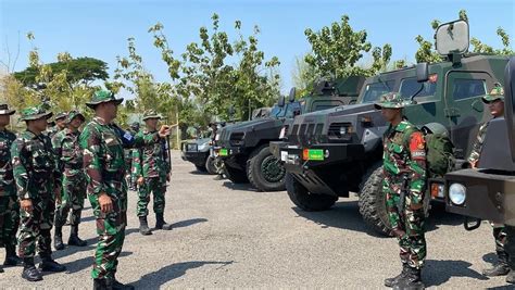 Danmenarmed Kostrad Berikan Pengarahan Dan Cek Langsung Kesiapan