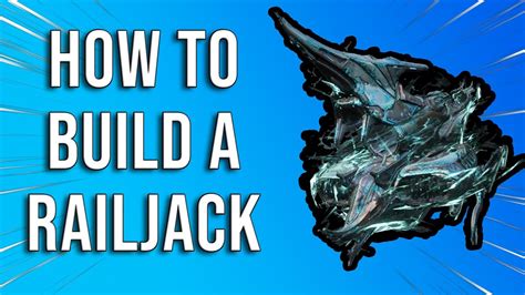 WARFRAME How To Build A Railjack YouTube