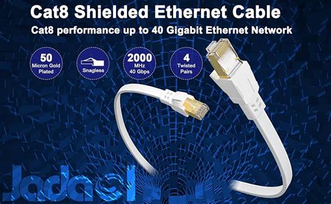 Amazon Cat 8 Ethernet Cable 35 Ft Heavy Duty High Speed RJ45