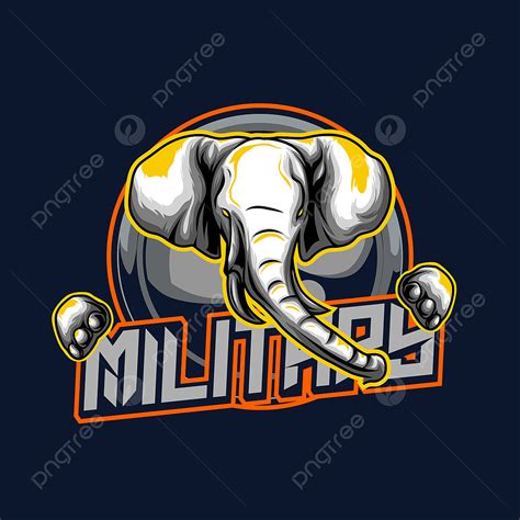 Logo Gaming Esport Vector Design Images Elephant Head Mascot Gaming