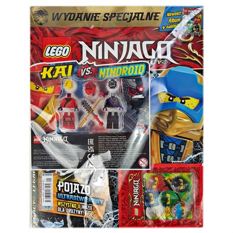 Revista Especial Lego Ninjago Legacy N Figuras Carta Especial Sobre