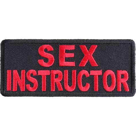 Amazon Sex Instructor Patch Funny Patches For Adults