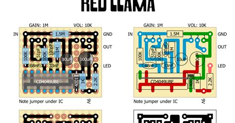 Perf And Pcb Effects Layouts Way Huge Red Llama