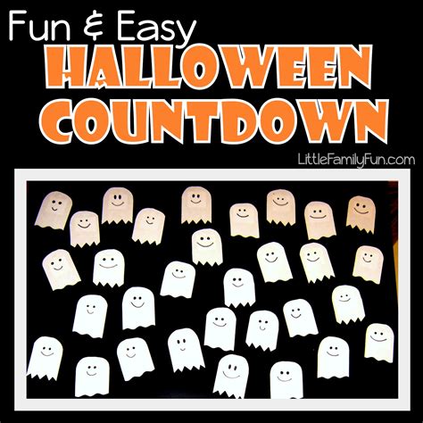 Easy Halloween Countdown