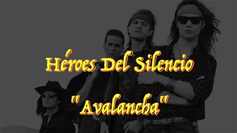 Héroes del Silencio Avalancha Guitar Tab YouTube