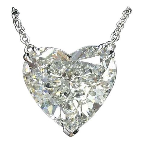 Roman Malakov Gia Certified Heart Shape Diamond Halo Pendant Necklace At 1stdibs Halo Heart