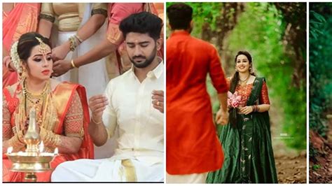 Ponnambili Serial Hero Rahul Ravi Introduces His Wife After Marriage