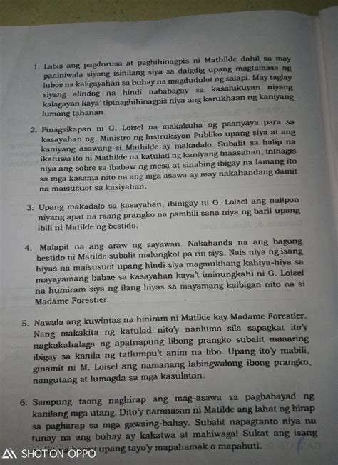 Pumili Sa Sumusunod Na Mga Pangyayari Sa Akda Ay Maaaring Maganap Sa