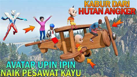 Avatar Upin Ipin Terbang Naik Pesawat Kayu Kak Ros Senang Gta