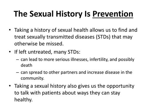 Ppt Asking Patients About Sexual Health And Behavior For Improved