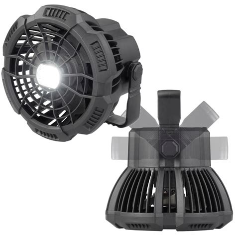 Wentylator Akumulatorowy Kempingowy Lampa Led Axces