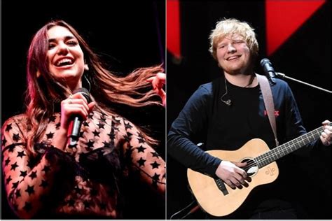 Ed Sheeran Dua Lipa Up For Top Brit Awards Entertainment News Asiaone